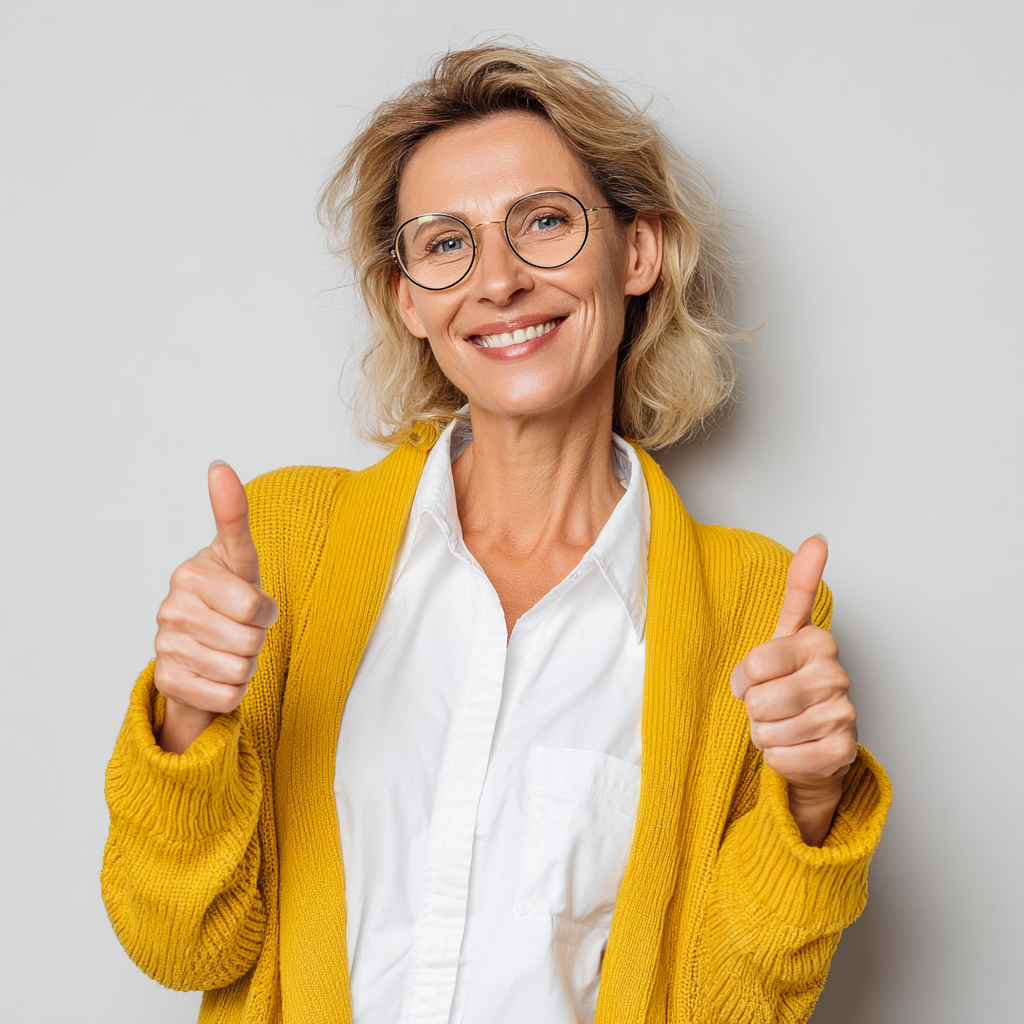 Happy European family with healthy lifestyle, parents and children smiling outdoors, natural daylight, realistic family portrait